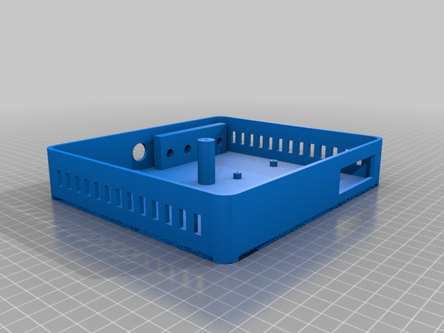 raspberry pi 3b+ & 8 relay board enclosure 3 case mount 3D print model - Mito3D