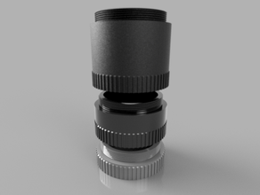 m42 macro tubo di prolunga - 10mm, 20mm, 36mm l'adattatore estensione obiettivo il 3d print model - Mito3D