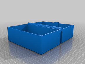 my customized hinged box latch remix 3d print model - Mito3D