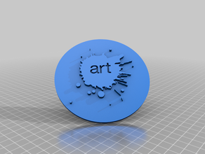 el arte de salpicaduras 3d print model - Mito3D