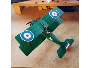 rfc se5a uçak avcı Birinci Dünya Savaşı 3d print model - Mito3D
