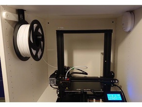 platsa filament spool holder ender 3 ikea 3d print model - Mito3D