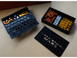 terraforming mars money storage boxes v1 rhz product boardgame boardgames 3d print model - Mito3D