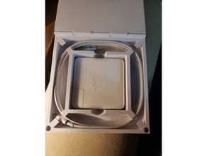 macbook pro cable de carga almacenamiento apple mac 3d print model - Mito3D