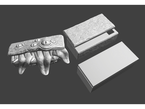 Sarkophag imitieren 28 28mm Miniatur Sarg d&d dnd dungeonsanddragons dungeons dragons Friedhof mimic monster pathfinder rpg - Stein 3d print model - Mito3D