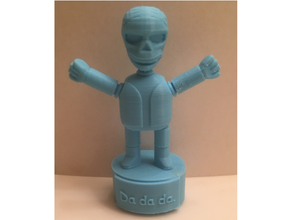 skeleton push puppet da 3d print model - Mito3D