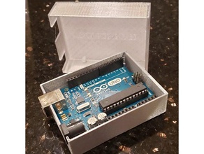 básicos de arduino caso sólo 2 tornillos microcontrolador madre proyecto 3d print model - Mito3D
