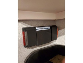gameboy advance wall mount case game sp holder hanger 3d print model - Mito3D