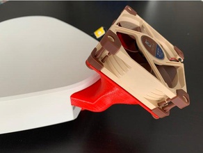 freebox delta fan duct 3d print model - Mito3D