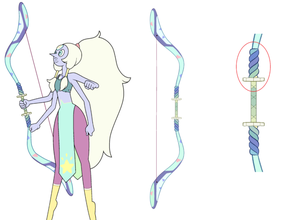 steven universo - do opala arco partes cosplay traje prop 3d print model - Mito3D