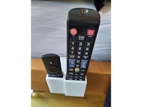 samsung tv remote bedmount 3d print model - Mito3D