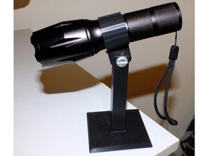 lampe torche led de stand 3d print model - Mito3D