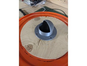 5 gallon cyclone dust collector diverter 3d print model - Mito3D