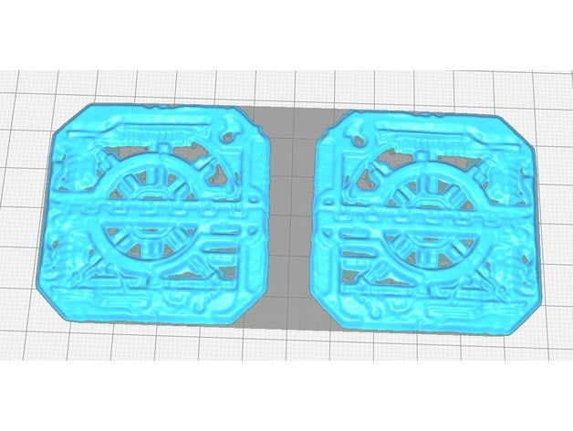 starquest 3d airlock porta texture spazio crociata juicedcustoms 28mm da tavolo 3D print model - Mito3D