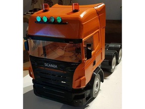 giant rc scania r500 topline 6x2 1 8 89 truck car 3d print model - Mito3D