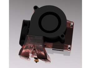 hemera parti di raffreddamento v2 5015 soffiatore condotto della ventola e3d 3d print model - Mito3D