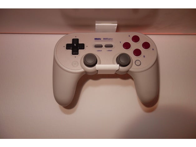 8bitdo sn30 pro + controller mount 3D print model - Mito3D