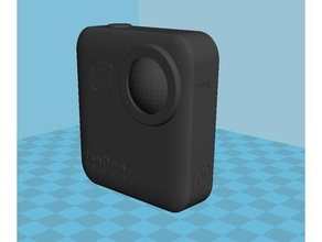 gopro max fictício 360 câmera pegar manequim extrema a maquete esporte 3d print model - Mito3D