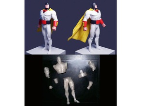 space ghost superhero 3d print model - Mito3D