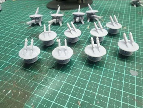 tau drone escudos de daño el espacio los comunistas w40k 3d print model - Mito3D
