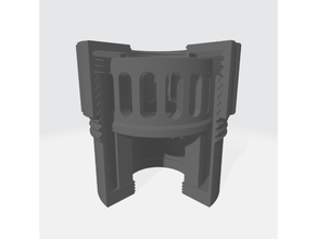 ajustable - cilíndrica filtro hepa adaptador aire de polvo el 3d print model - Mito3D