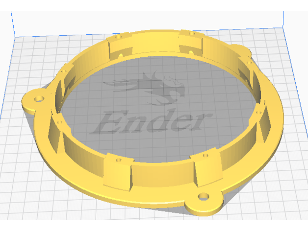 nissan front speaker adapter 3D print model - Mito3D