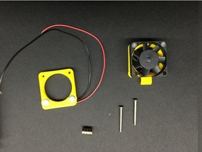 anet magnetische extruder Lüfter ohne Kabel 3dprinter 3d-Drucker fan magnetic Draht 3d print model - Mito3D