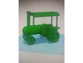 la vapeur tracteur 3d print model - Mito3D