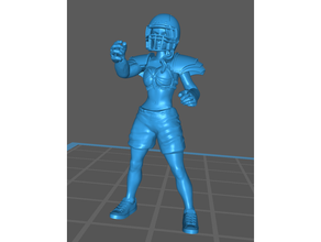 amazon, giocatore di calcio a 5 bloodbowl blood bowl miniature 3d print model - Mito3D