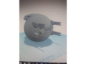 defender drone filme oblivion 3d print model - Mito3D