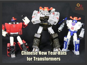 chinese new year hats transformers 3d print model - Mito3D