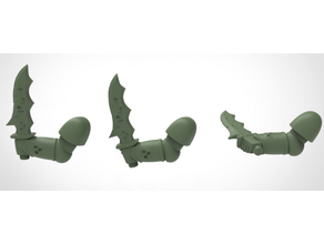 insalubres cuchillas 40k caos warhammer 3d print model - Mito3D
