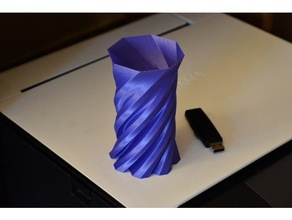 vase 60v2 container flower pencil case 3d print model - Mito3D