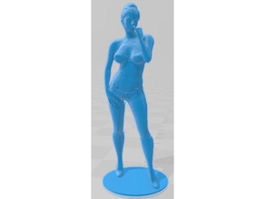 lana sexy model 3dmodel female figure girl pose stl 3d print model - Mito3D