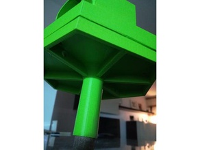 kuş Dağı platformu çubuk besleyici birdfeeder evi monte edin platform 3d print model - Mito3D