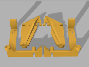 anet a6 stabilisierende Streben base clamp 3d-Drucker Teile 3d-Drucker-upgrade 3d print model - Mito3D