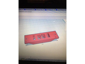 Batteria 2s porte di carica 3d print model - Mito3D