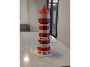 lighthouse bird feeder birdhouse model nature 3d print model - Mito3D