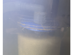fish tank liquid sand filter hose holder aquarium 3d print model - Mito3D