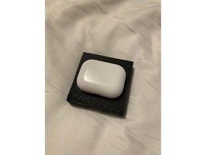 airpods pro qi charger holder 3d print model - Mito3D