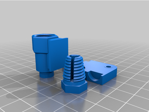 mpmd extrudertop flex filament dahil extruderfix alanında monoprice mini delta 3d print model - Mito3D