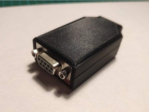 hid2ami snap fit usb mouse adaptor case amiga commodore 3d print model - Mito3D