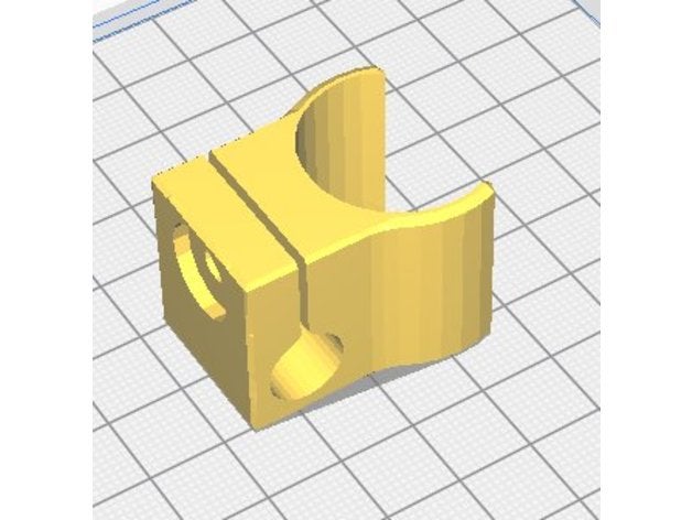 yagi antenna element clamp 3D print model - Mito3D