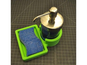 ikea voxnan dispenser di sapone caddy cucina lavello della 3d print model - Mito3D