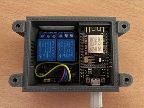 nodemcu esp8266 relais double cas garagentor steuerung 3d print model - Mito3D
