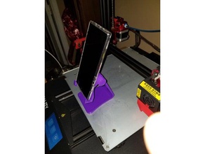 cell phone stand - samsung note-10 plus 3d print model - Mito3D