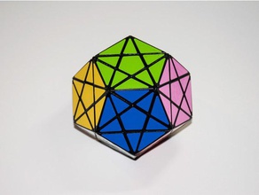 starminx corner turning dodecahedron rubiks cube twisty puzzle 3d print model - Mito3D