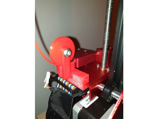 extrudeuse à roues de guidage guide filament cr10s pro creality 3D print model - Mito3D