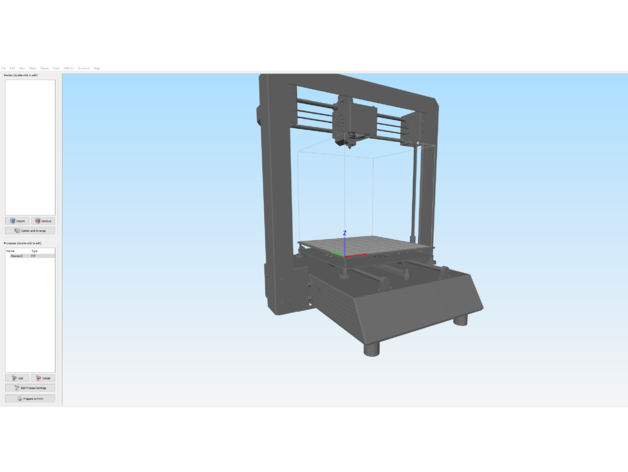 simplify3d anycubic i3 mega yatak modeli 3D print model - Mito3D