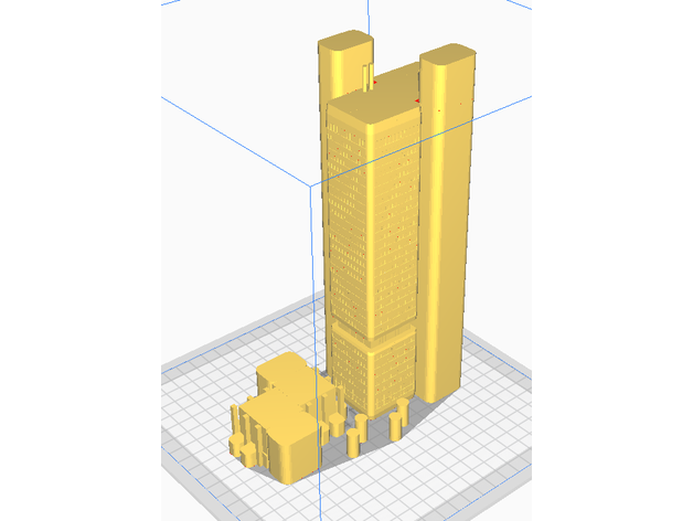 db systel silvertower de francfort 3D print model - Mito3D